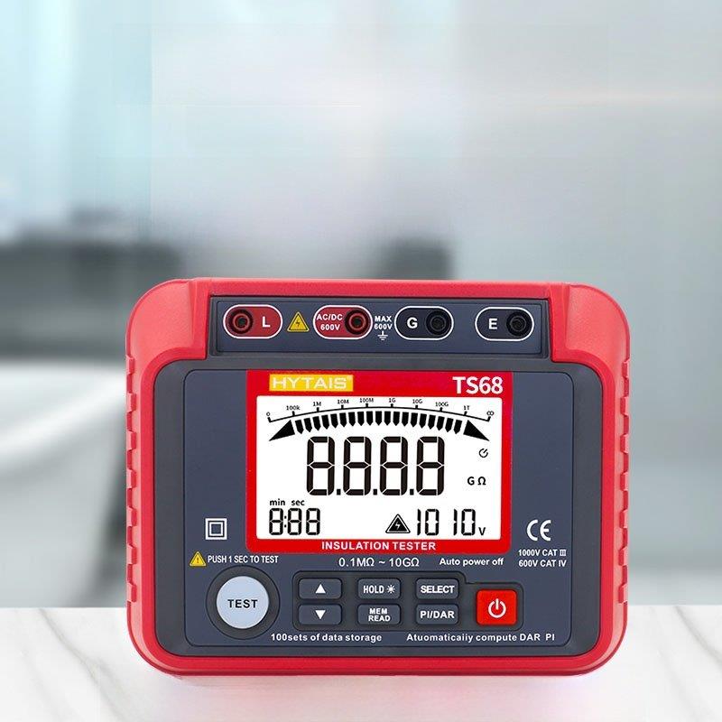 Ts68高精度数字兆欧表500V 2500V智能振动表