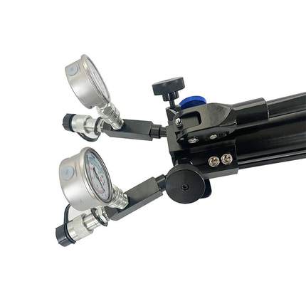 P-7607型5工0手动液压泵Y双泵头液压泵双速单作泵用双出口液压液