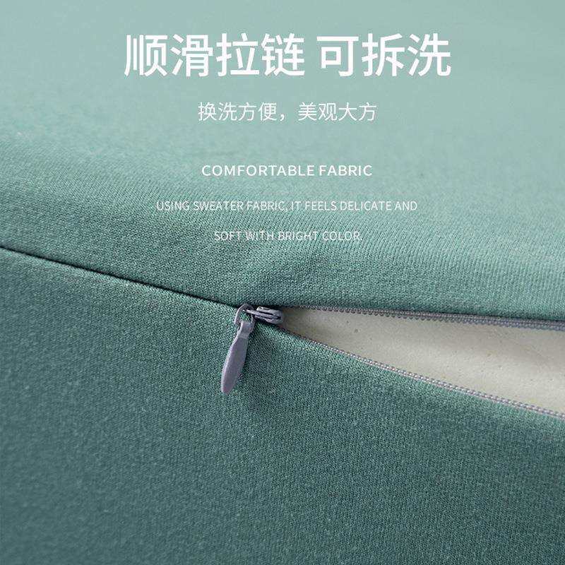 记忆棉靠枕三角护腰枕沙发大靠背垫办公室腰靠床头靠垫抱枕家居
