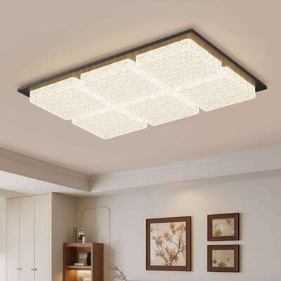 中古风客厅吸顶灯复古全光谱护眼复古意式轻奢高级感中山灯具293L