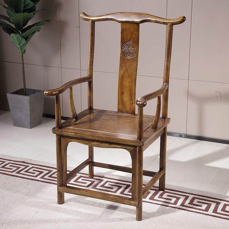 实木圈椅桌625新茶中式围椅喝家用饭店茶楼酒古店茶餐椅主人椅风