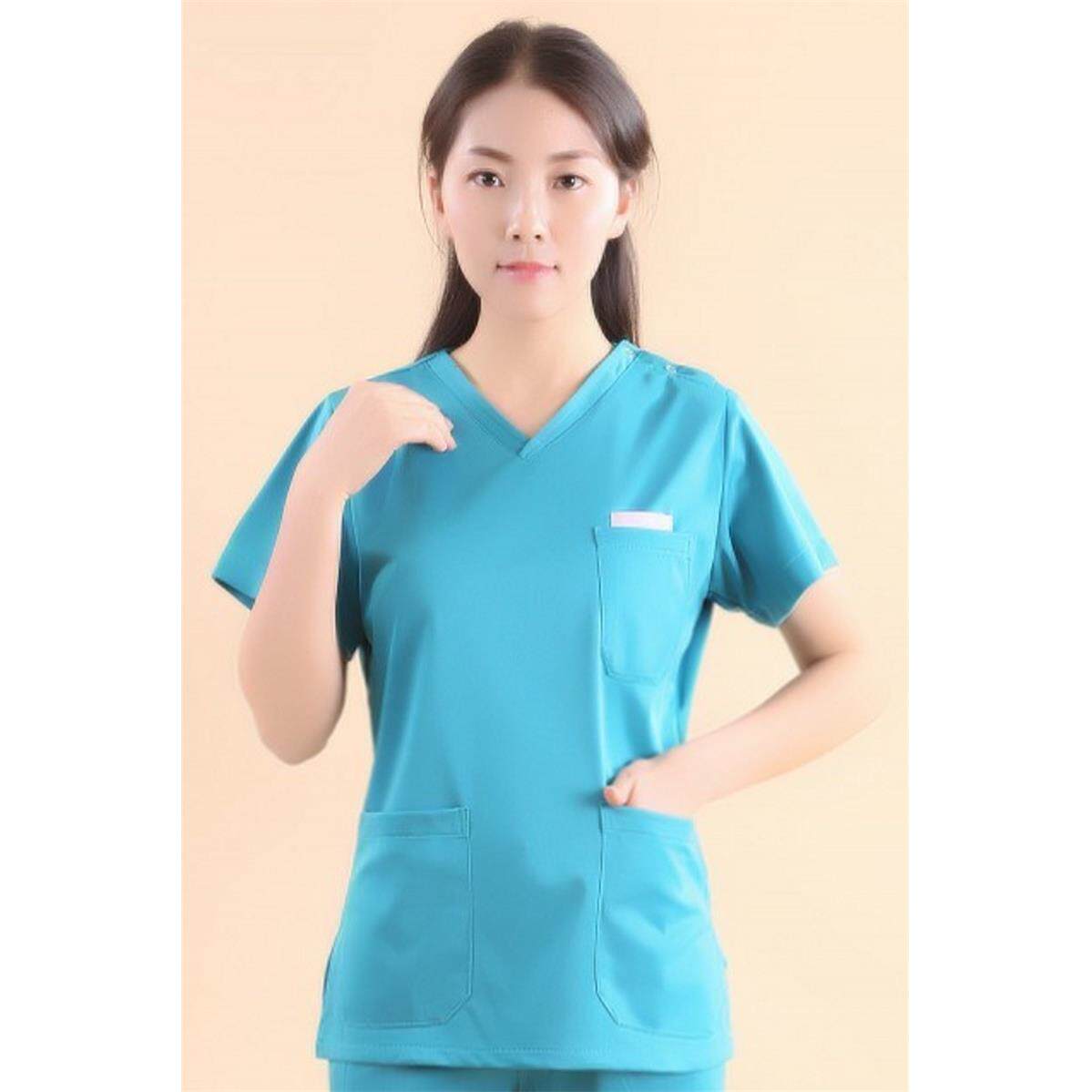 正品女护医士服洗手刷衣短腔袖夏季护口手牙科医生分体套装工作服