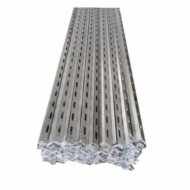 冲孔角钢带孔角铁热镀锌花角钢多孔角钢角铁组合桥架支架货架普通