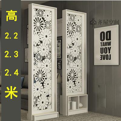 客厅屏风简约现代时尚屏风创意隔断装饰柜简易客厅房间双面移动