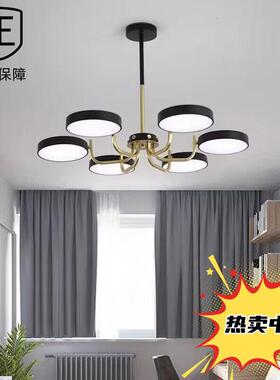 北欧灯具吊灯新款大气网红轻奢北欧风格灯具现代简约客厅轻奢主灯
