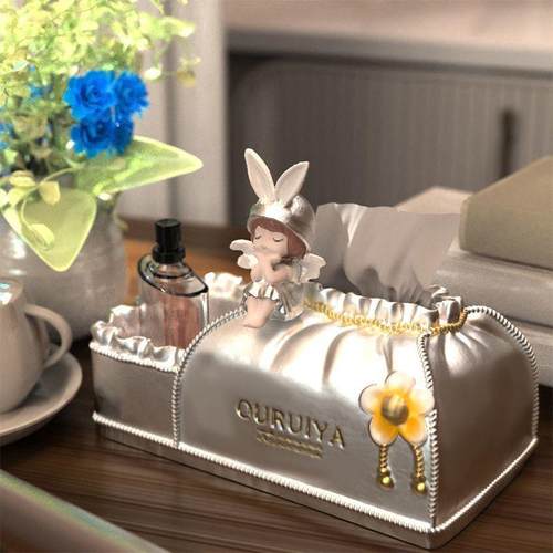 T5K纸巾盒客厅高档轻奢抽纸盒家用多功能创意网红高颜值茶几收纳