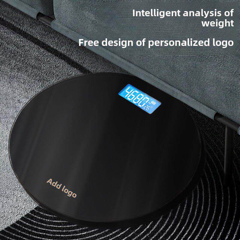 可定制人体秤、圆形电子秤、家用精准耐用智能健康秤、可充电宿舍