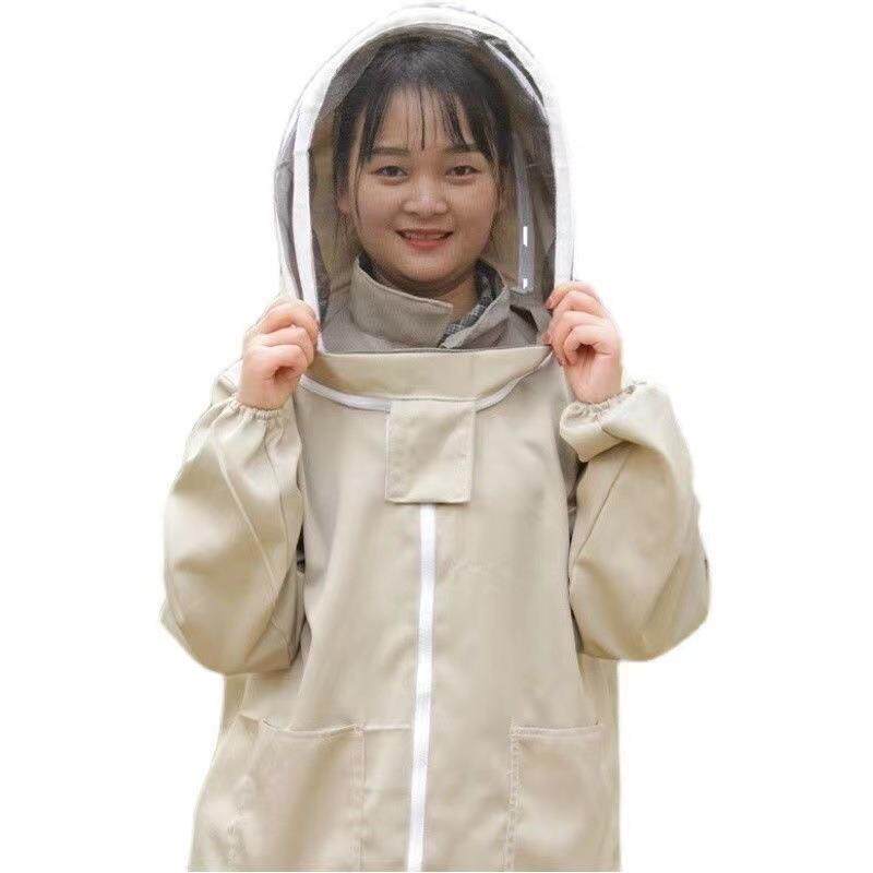出口型防蜂衣 防蜂服 防蜜蜂太空服 透气半身蜂衣 蜂帽 养蜂衣服