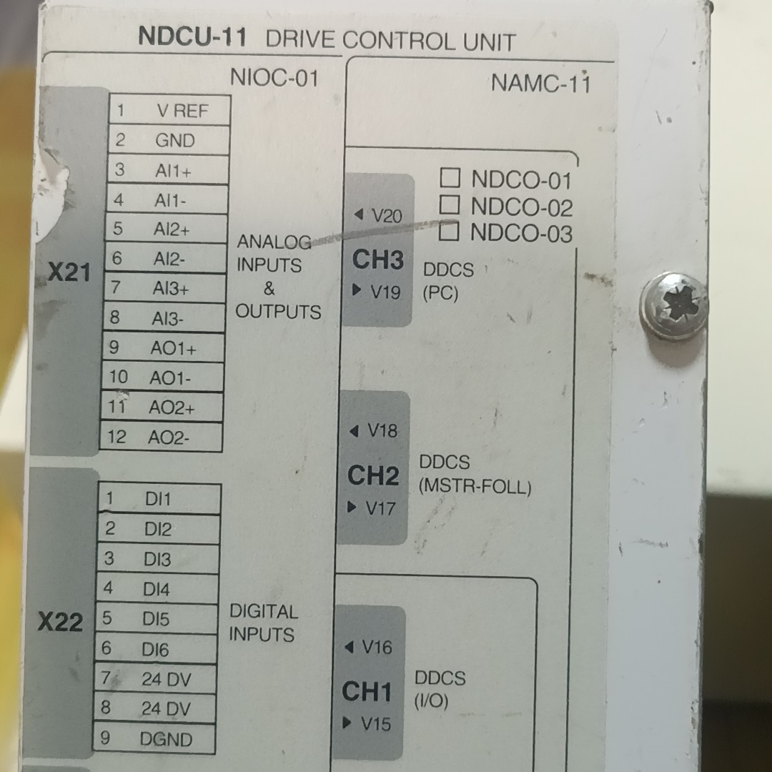 议价原装拆机NDCU-11 ABB变频器控制卡实物图,拆机价格咨询客服