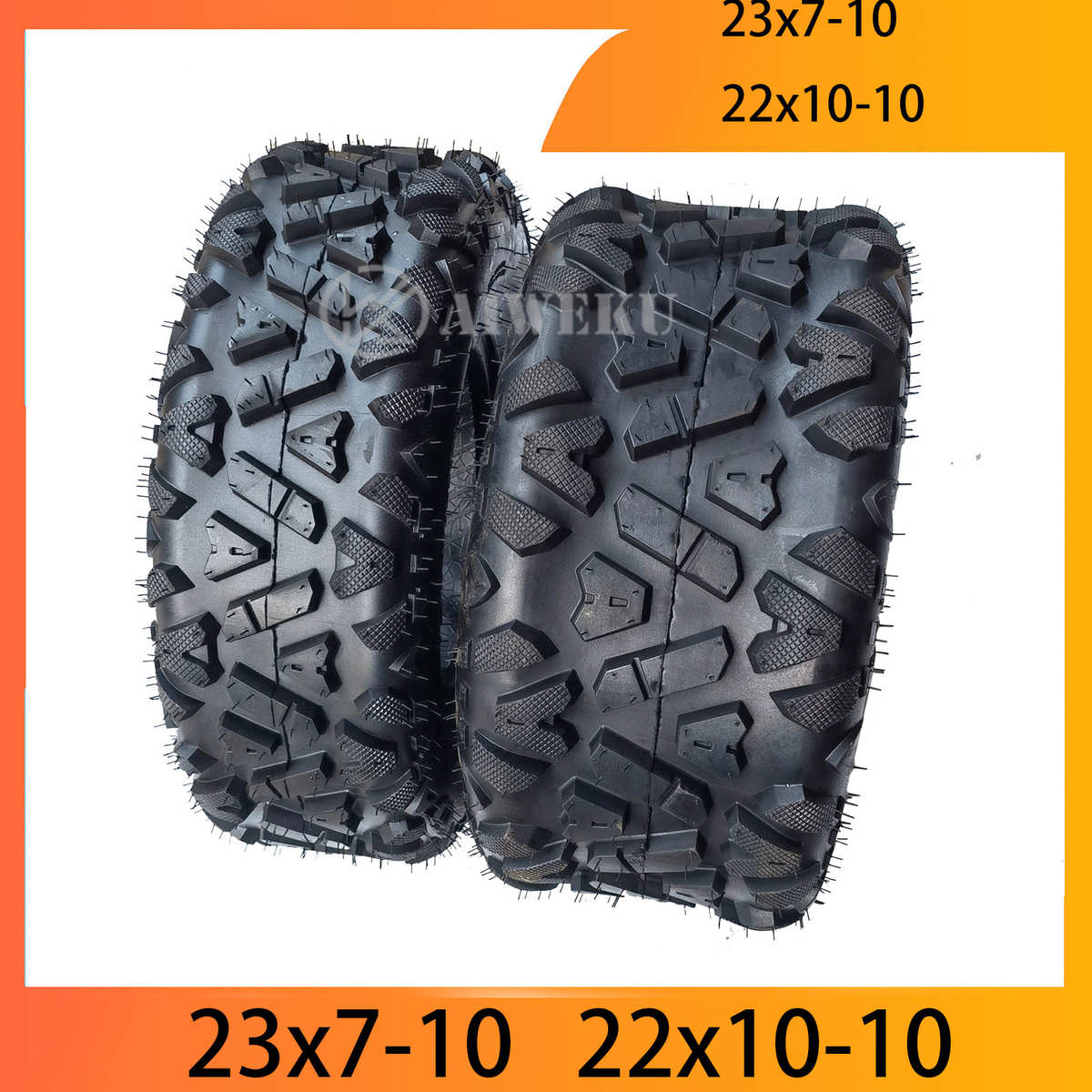 ATV沙滩车轮胎22x10-10寸轮胎 四轮摩托车胎23x7-10轮胎