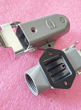 HARTING连接器19200031250底座19200031252表面卧式对接M20原装新