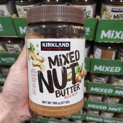 Kirkland科克兰混合坚果籽仁抹酱765g 早餐面包酱 costco代购