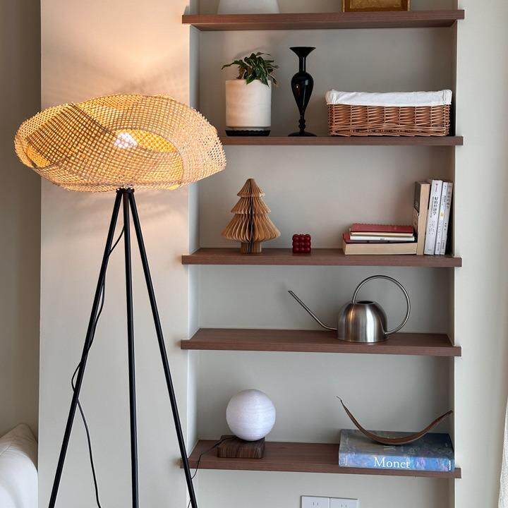 新中式竹编吊灯客厅卧室灯东南亚餐厅灯田园茶室创意编制竹艺灯具