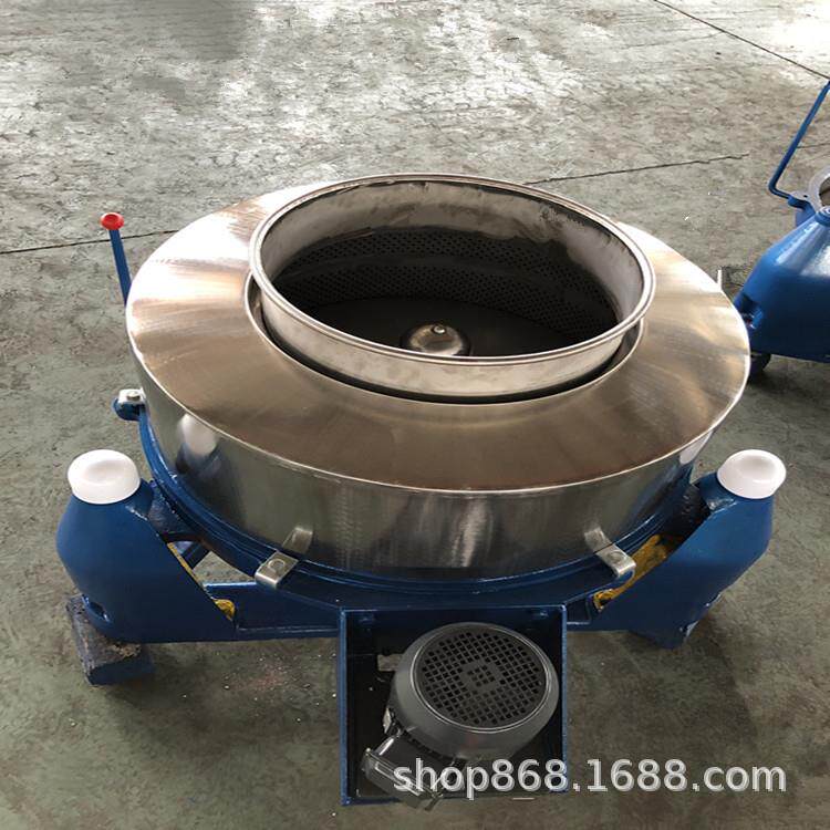 广东800B离心工业脱水机纺织布料高速甩干机不锈钢三足五金脱油机