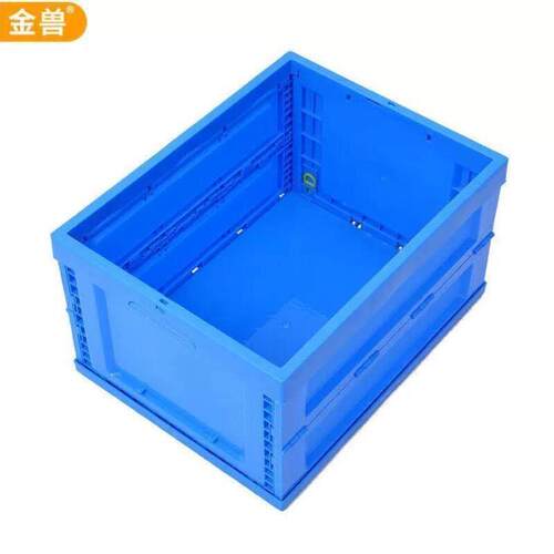 金兽折叠周转箱外径600*400*340mm分类箱物流仓储箱塑料箱GB