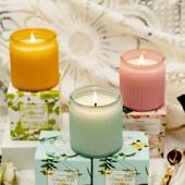 glass candles cup candle 蜡烛 smokeless Oblique Scented