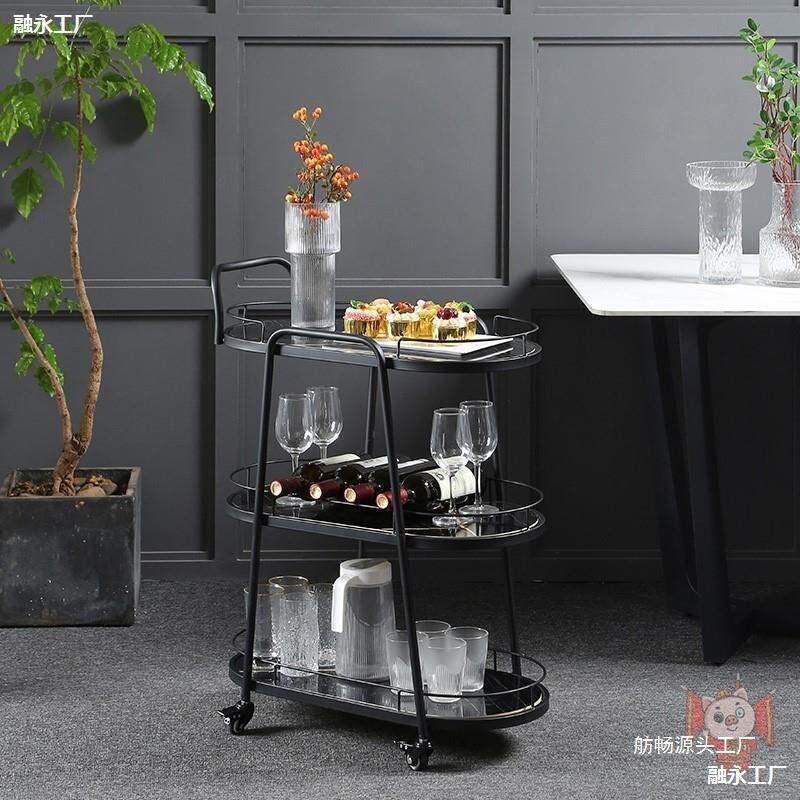 车蛋糕小推车餐厅饮料茶水车多功能餐车服务送菜酒水车点心车甜品