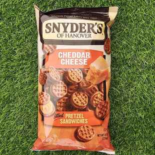 美国椒盐脆饼切达奶酪夹心饼干三明治小圆饼PRETZEL SANDWICHES