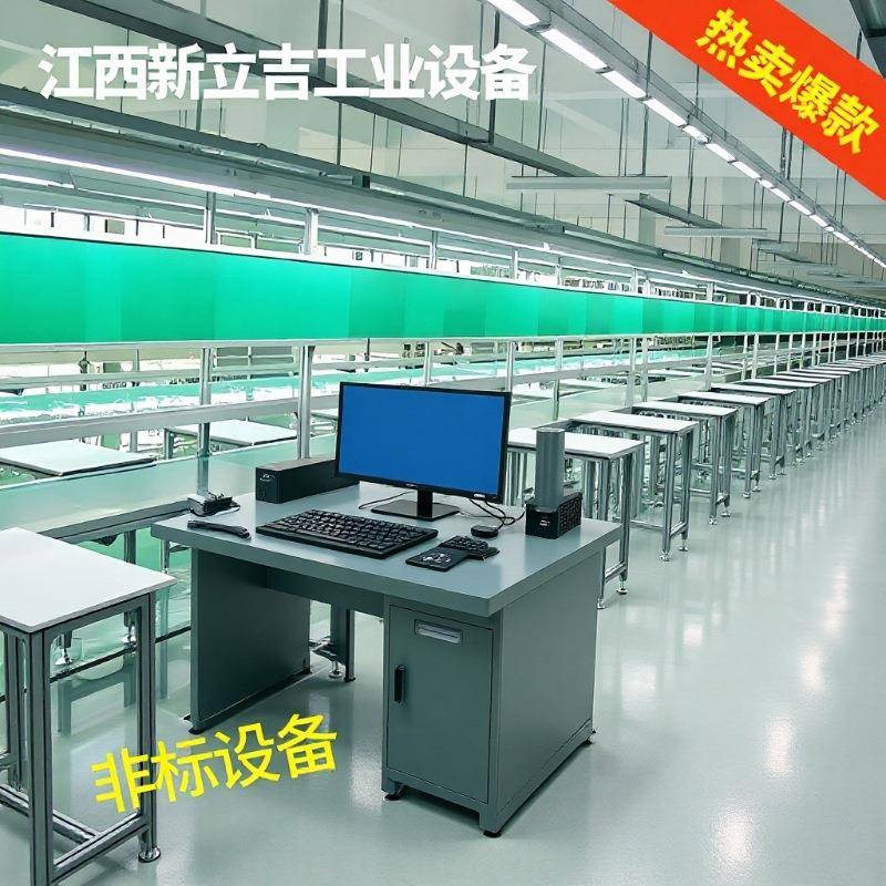 带工作台飞机拉流水线 配照明灯架作业指导书 多道输送可选