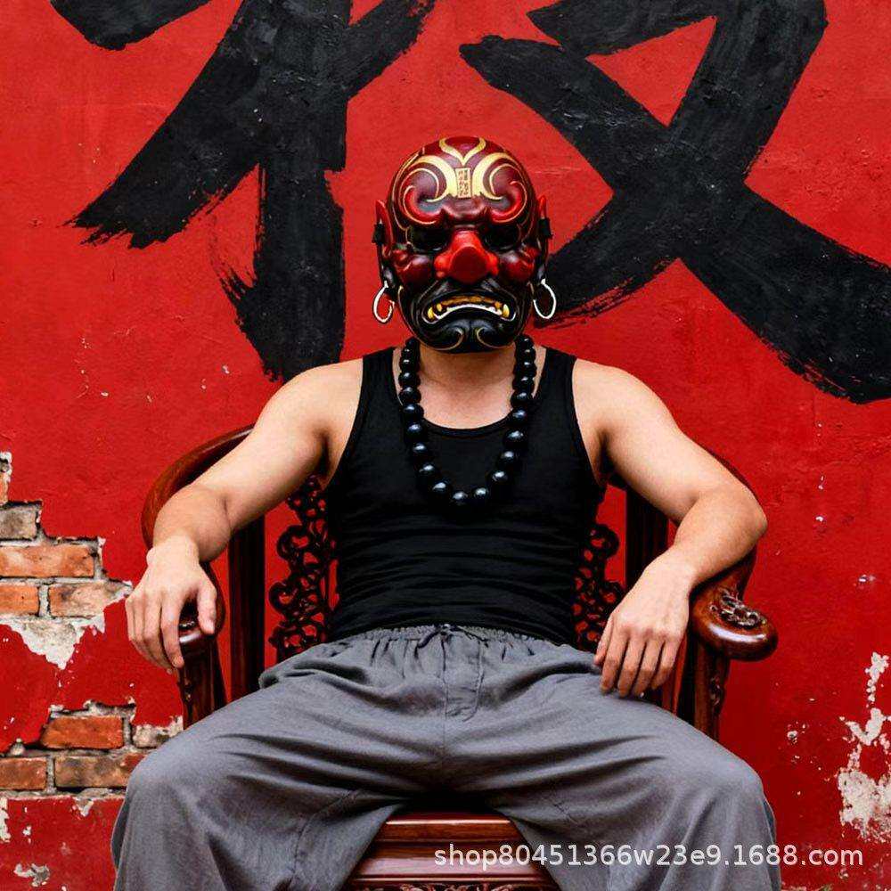 2026年日式天狗鬼面面具树脂ABS摆件送礼装饰品摆件民俗文化元素