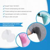 Armpit Disposable Pads Sweat absorbing Underarm