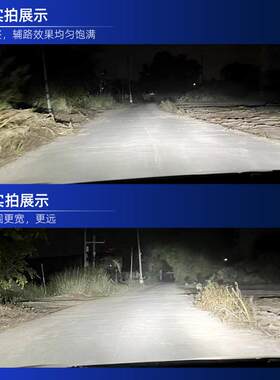 石栏汽车LED大灯灯泡9005内置9012改装H1H7D2H远光近光HS1一体55W