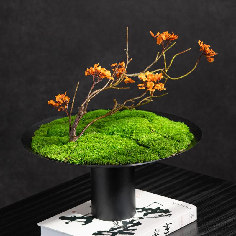 匠十三 中式国风禅意新中式盆景茶室茶几私房菜日料餐厅玄关摆件