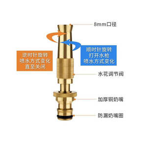 晒602 .9驰耐耐套装 .铜冻5 四分凯水管套装 水管0米234喷头