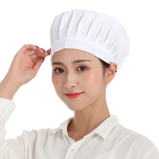 餐饮帽子专用防油烟防掉发厨房厨师工作帽子男食品厂防尘车间女款