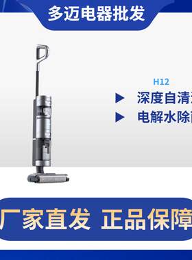 H12家用洗地机智能吸拖洗一体无线吸尘器自动清洗手持杆式扫地机