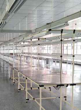 铝合金工800台防静作电打包台工作静桌子车打包桌精益间管电桌检