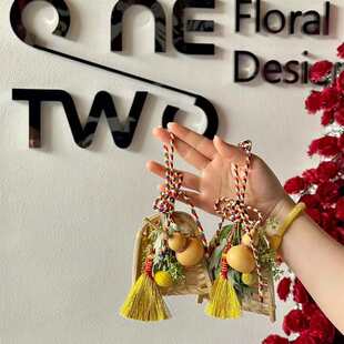 diy端午节装饰艾草香囊挂门口香包菖蒲挂饰挂门上门挂件花束门