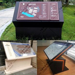 室外斜面导视小区平面图景区导视牌楼层索引导示台公园导向指示牌