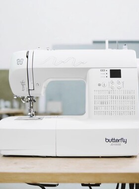 新品蝴蝶牌电子家用缝纫机JD100多功能小型电动 电子缝纫机