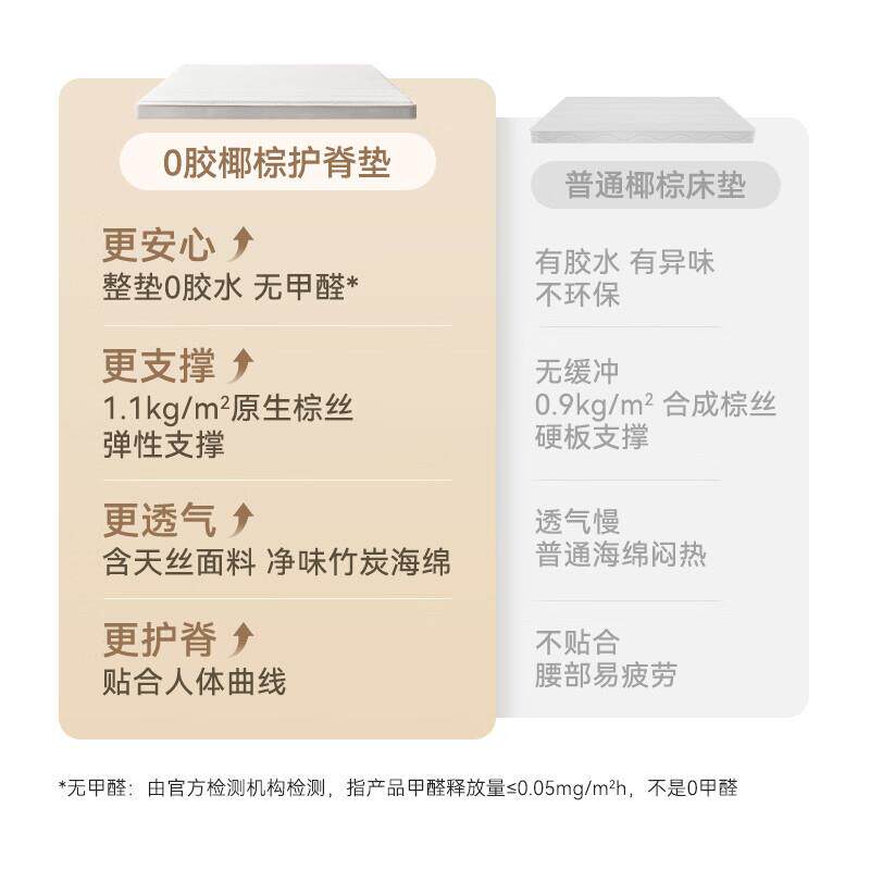 儿童床垫护脊硬垫子榻榻米0胶水椰棕床垫家用卧室10cm厚乳胶床垫