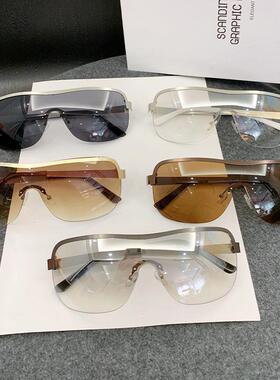 太阳眼镜太阳镜ins连体太阳眼镜