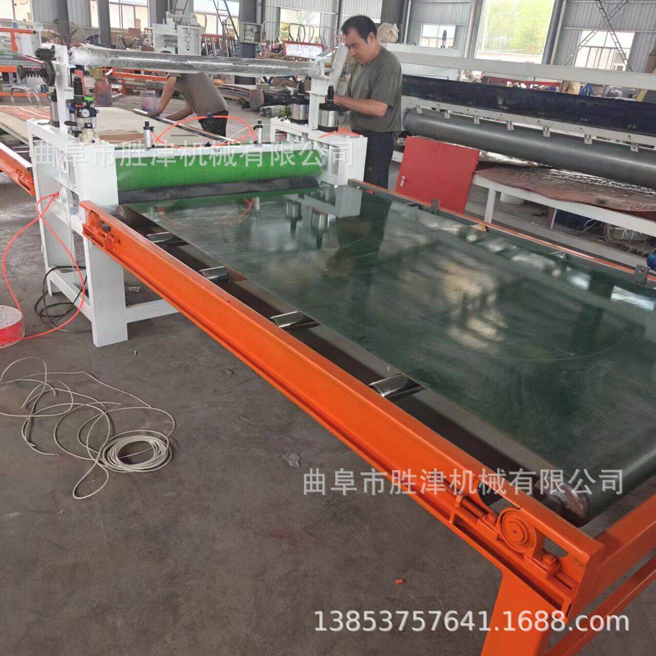 碳晶板防污防划伤保护膜贴膜机 全自动不锈钢板平面过膜机