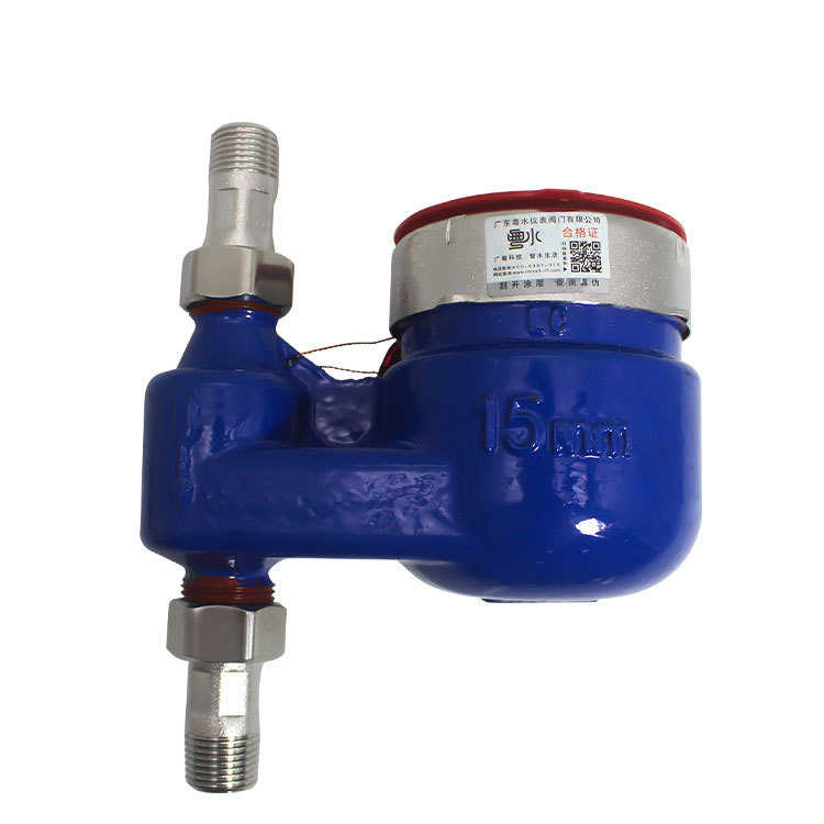 校检高灵敏家用工程水表dn15 20不锈钢立式竖装上进下出冷热水表