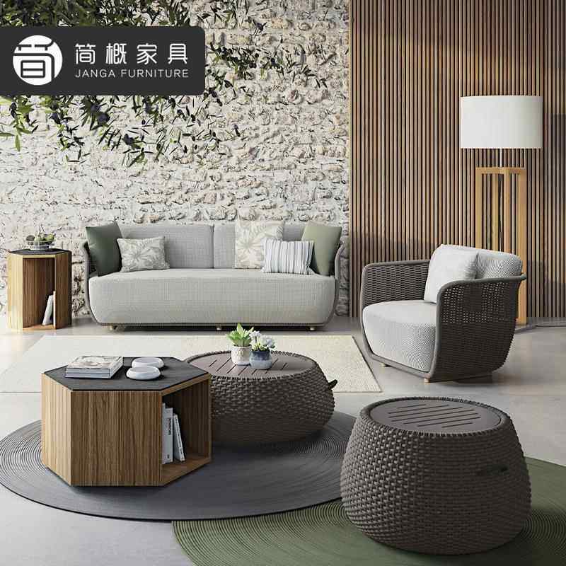 休户外花园庭院合沙发别墅阳几台休708闲单闲人藤椅酒店民宿茶组,住宅家具,户外沙发,淘宝优惠券,粉丝福利购,淘宝优惠卷