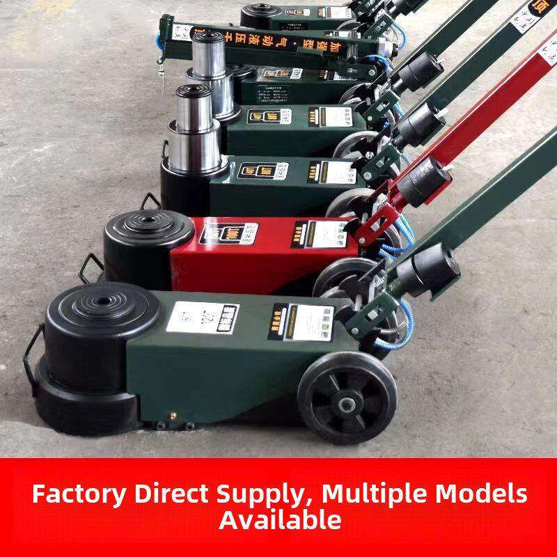 德国进口千斤顶气动80吨100吨卧式重型吨50吨修大车专用货车专用
