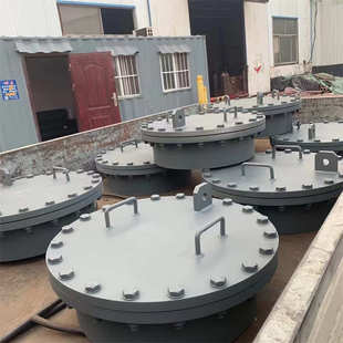 孔泄盖快压不锈钢常压人碳钢开人人吊臂盖回转孔板式孔门检修垂直