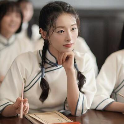 高档中山装套民国四学生装男女五青年装装舞台话演出诗朗诵表剧演