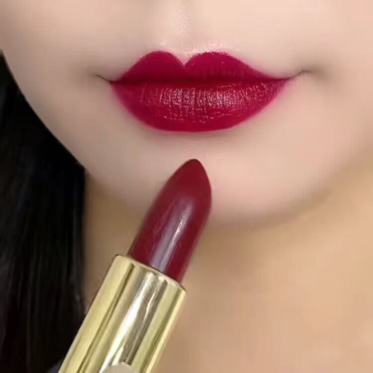 口红学生党素颜淡妆裸色滋润保湿不易掉色不易沾杯大红色姨妈色