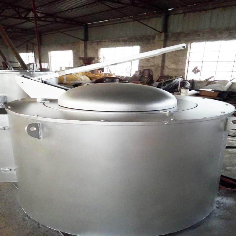 合金熔炉坩埚式电熔铝炉有色金属低熔点380V大功率坩埚式电熔铝炉