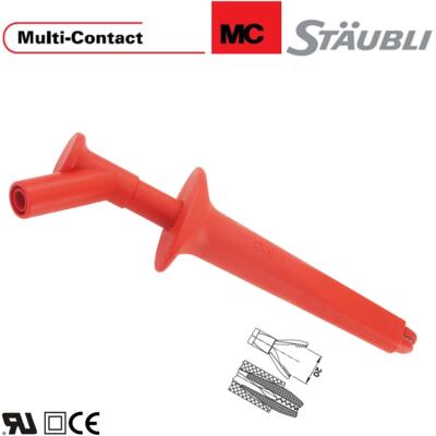 Multi-Contact Staubli 66.9474绝缘高压鳄鱼夹UL认证4mm香蕉接口