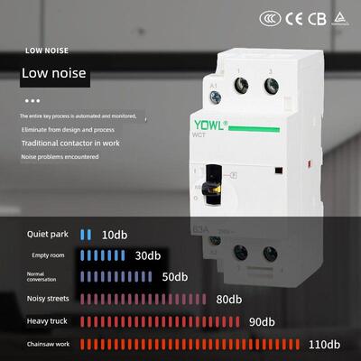 万联家用小型交流接触器NCH8 CDCH8S单相25A2P4P手动导轨式带手柄