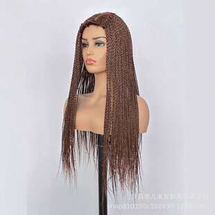 头套非洲头皮款 发 头套手钩针辫 辫股假机制全发套搓wigs脏长