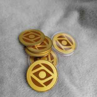 超自然行动组铲铲币金币金属模型币儿童游戏周边实物收藏玩具币