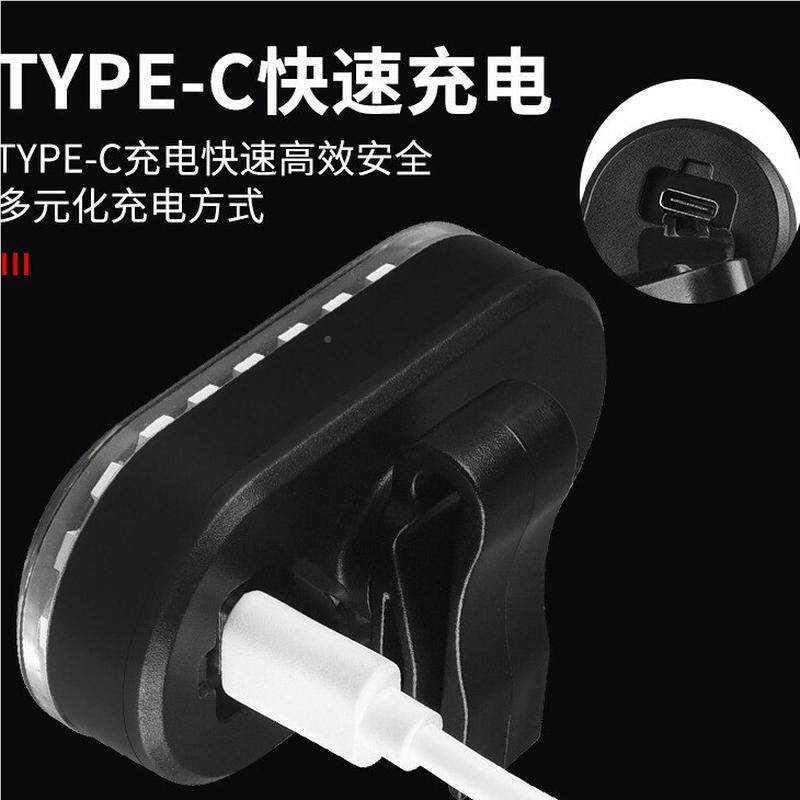 自行车灯行尾灯坐U垫炫彩灯单配件骑行装备HW-Z067警示SB骑充电夜