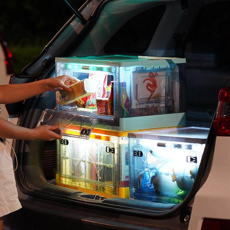 透明收纳箱汽车后备箱储物箱折叠车载收纳箱多功能车内尾箱整理箱,收纳整理,收纳箱,淘宝优惠券,粉丝福利购,淘宝优惠卷